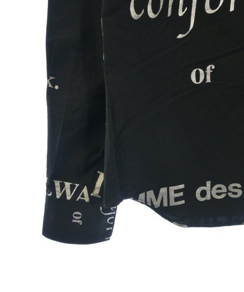 COMME des GARCONS（コムデギャルソン）カジュアルシャツ 黒 サイズ:S レディース/2200630246016