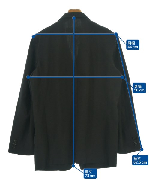 COMME des GARCONS HOMME HOMME（コムデギャルソンオムオム）テーラードジャケット 黒 サイズ:M メンズ/2200631678014