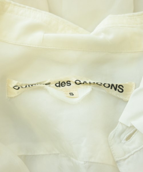 COMME des GARCONS（コムデギャルソン）ドレスシャツ 白 サイズ:S レディース/2200632164134