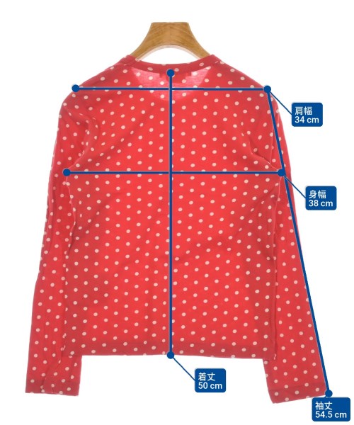 COMME des GARCONS（コムデギャルソン）Tシャツ・カットソー 赤 サイズ:XS レディース/2200629160040