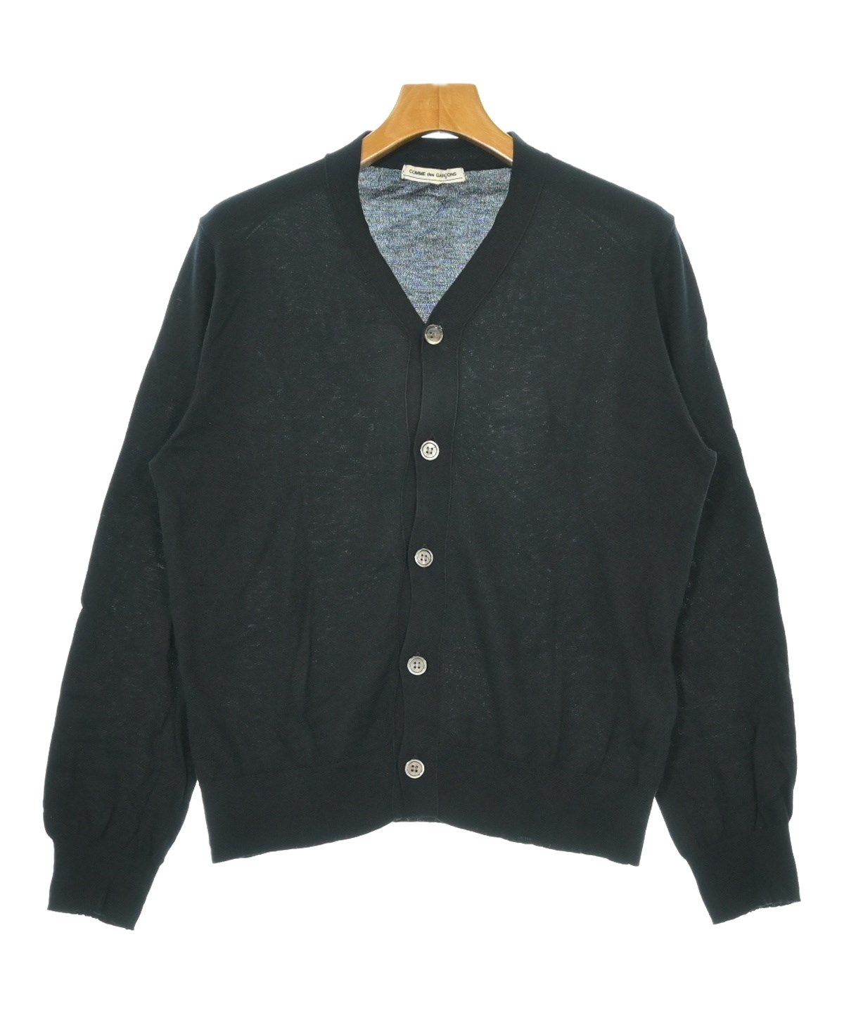 COMME des GARCONS（コムデギャルソン）カーディガン 黒 サイズ:M