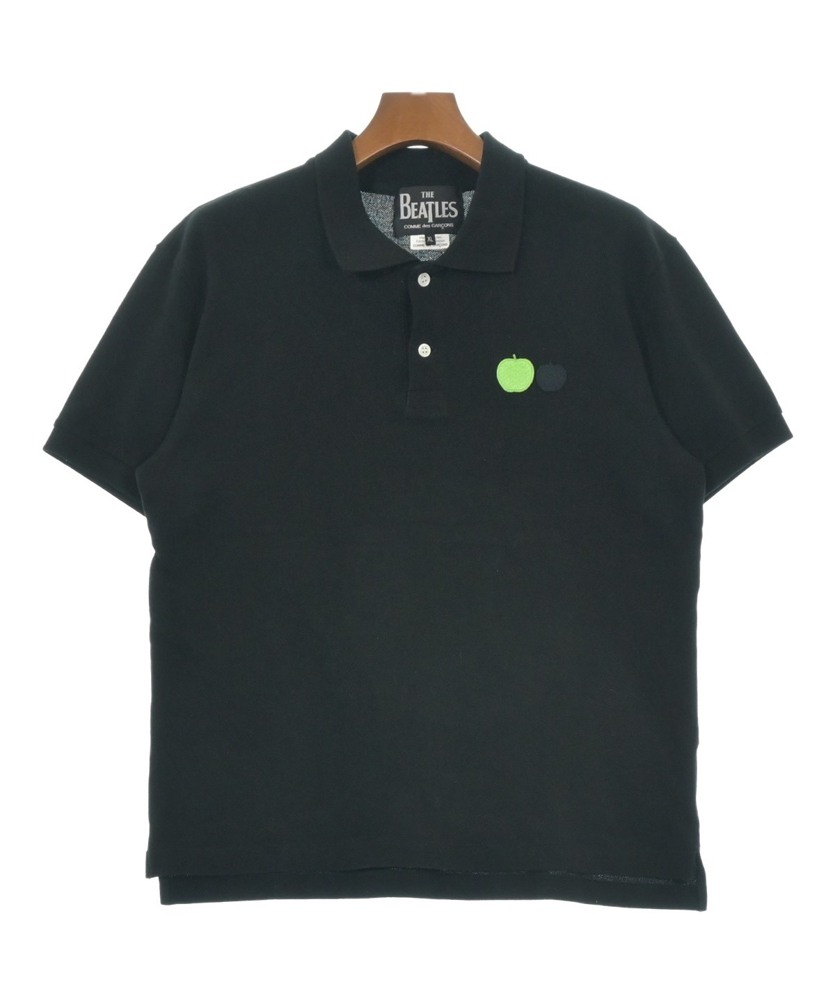 COMME des GARCONS（コムデギャルソン）ポロシャツ 黒 サイズ:XL