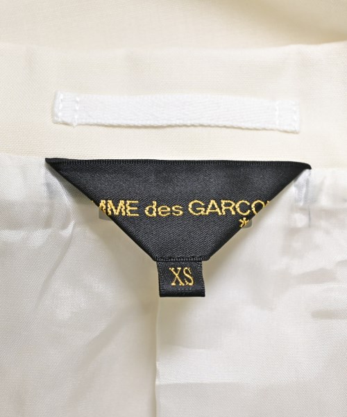 COMME des GARCONS（コムデギャルソン）テーラードジャケット 白 サイズ:XS レディース/2200609642047