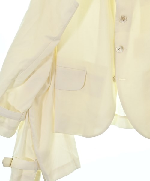 COMME des GARCONS（コムデギャルソン）テーラードジャケット 白 サイズ:XS レディース/2200609642047