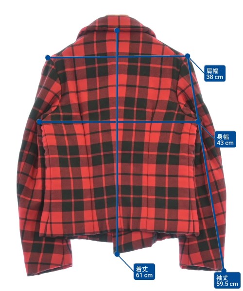 COMME des GARCONS（コムデギャルソン）その他 赤 サイズ:XS レディース/2200607404036