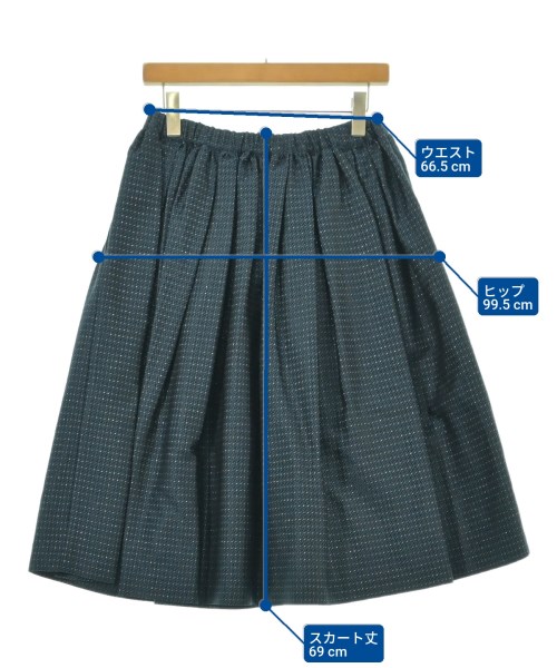 COMME des GARCONS（コムデギャルソン）ロング・マキシ丈スカート 青 サイズ:XS レディース/2200607404104