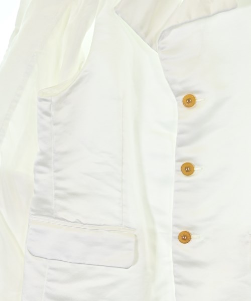 COMME des GARCONS（コムデギャルソン）テーラードジャケット 白 サイズ:M レディース/2200611450036