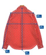 COMME des GARCONS（コムデギャルソン）カジュアルシャツ 赤 サイズ:S レディース/2200612046023