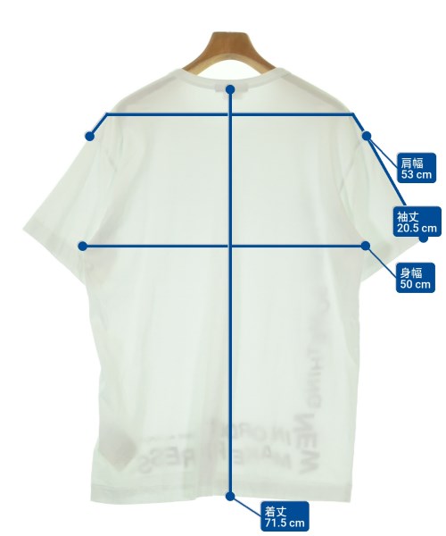 COMME des GARCONS（コムデギャルソン）カジュアルシャツ 白 サイズ:XL メンズ/2200612062221