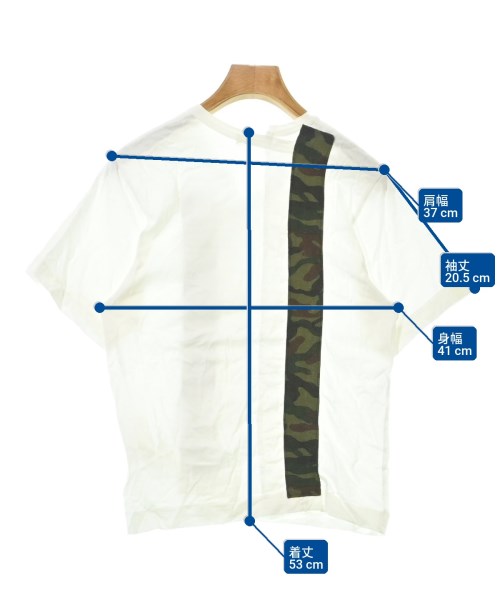 COMME des GARCONS（コムデギャルソン）Tシャツ・カットソー 白 サイズ:F レディース/2200608291154