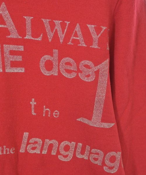 COMME des GARCONS（コムデギャルソン）Tシャツ・カットソー 赤 サイズ:-(M位) レディース/2200608291284