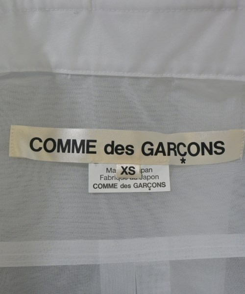 COMME des GARCONS（コムデギャルソン）カジュアルシャツ 白 サイズ:XS レディース/2200600776079