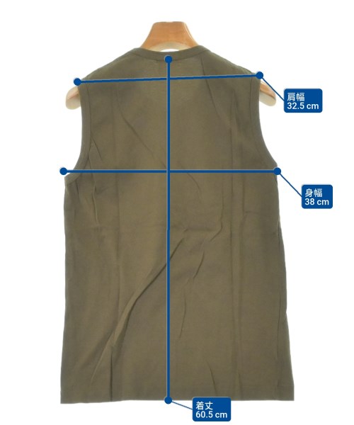 COMME des GARCONS（コムデギャルソン）ノースリーブ 茶 サイズ:-(S位) レディース/2200609853511