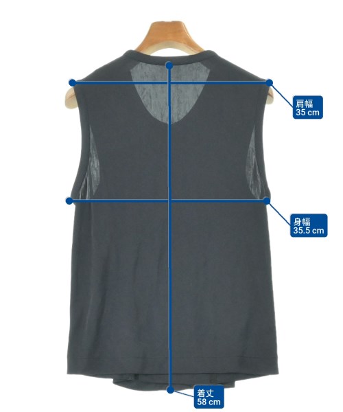 COMME des GARCONS（コムデギャルソン）ノースリーブ グレー サイズ:-(XS位) レディース/2200609853528