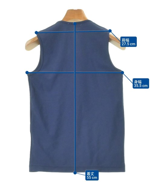 COMME des GARCONS（コムデギャルソン）ノースリーブ 紺 サイズ:-(XS位) レディース/2200609853542