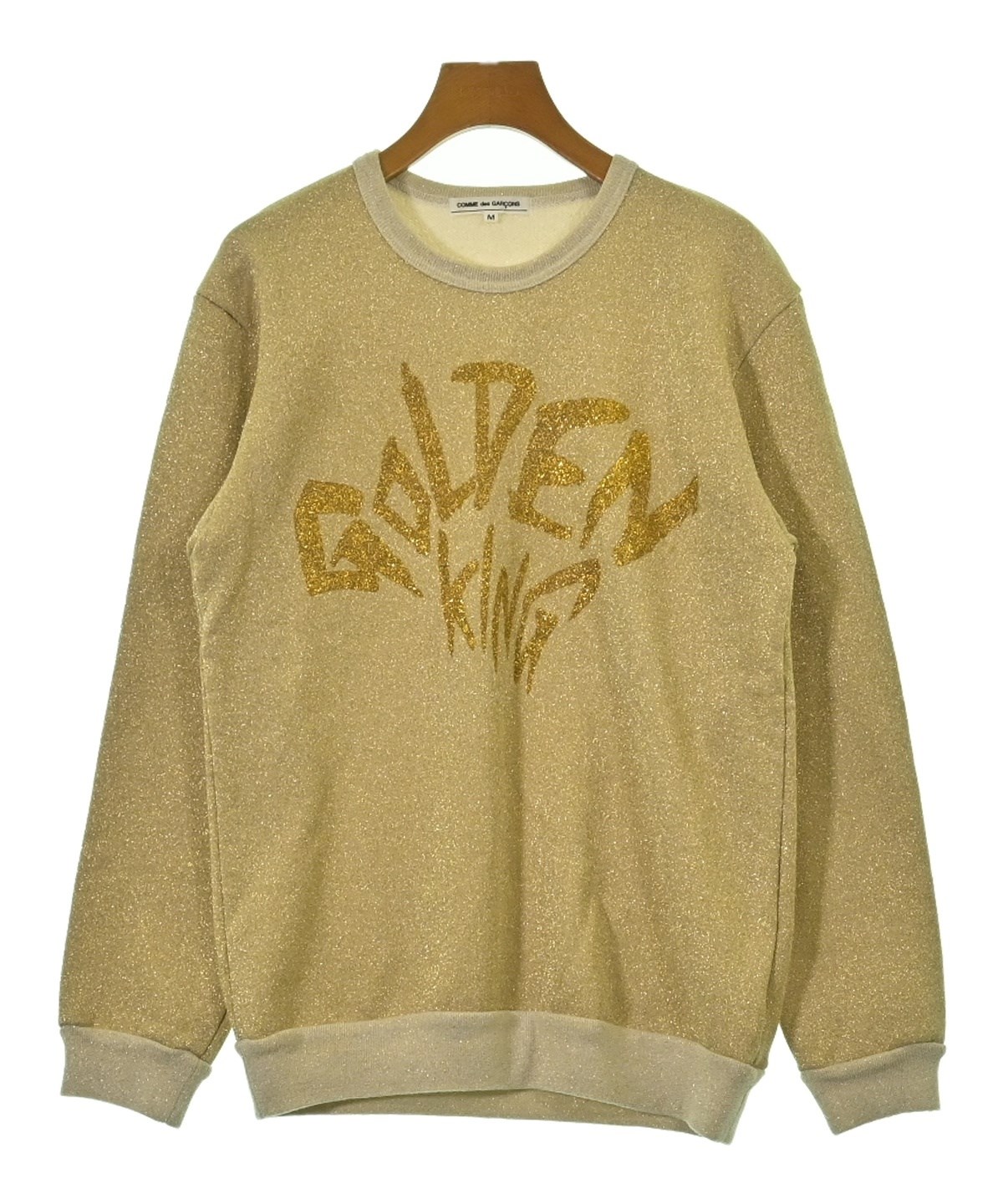 COMME des GARCONS COMME des GARCONS コムデギャルソンコムデギャルソン スウェット レディース 【古着】【中古】 COMME des GARCONS（コムデギャルソン）スウェット ゴールド サイズ:M