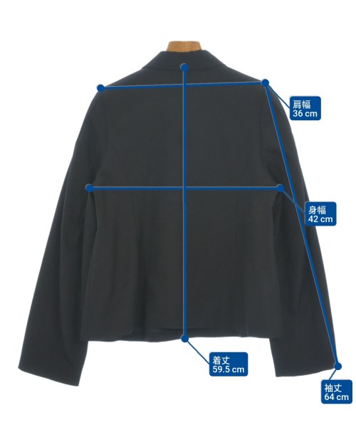COMME des GARCONS（コムデギャルソン）カジュアルジャケット 黒 サイズ:M レディース/2200608757070