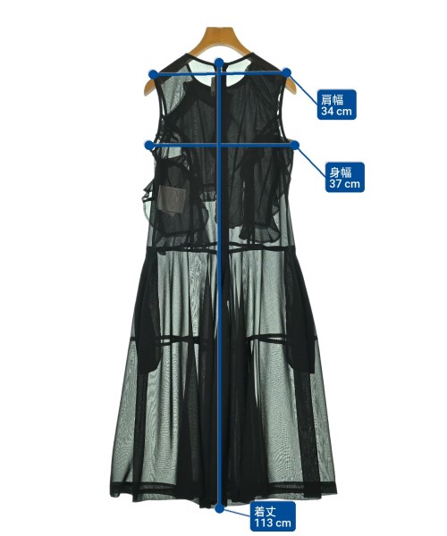 COMME des GARCONS（コムデギャルソン）ワンピース 黒 サイズ:S レディース/2200608757094