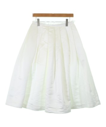 コムデギャルソン　ギャザー　スカート　ホワイト　サイズS COMME des GARCONS（コムデギャルソン）ロング・マキシ丈