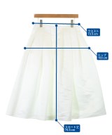COMME des GARCONS（コムデギャルソン）ロング・マキシ丈スカート 白 サイズ:S レディース/2200613828048