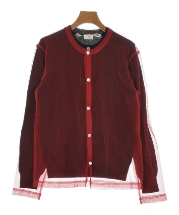 COMME des GARÇONS HOMMEレッド カーディガン COMME des GARCONS