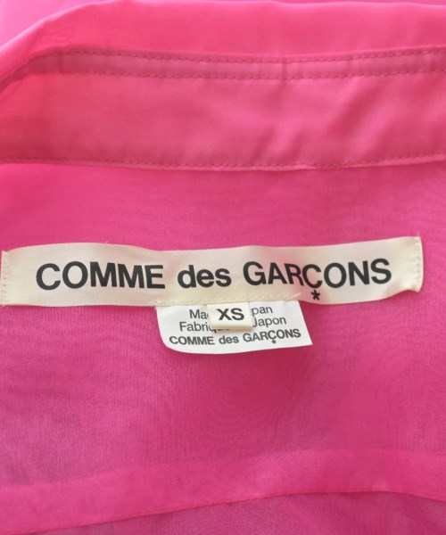 COMME des GARCONS（コムデギャルソン）ブラウス ピンク サイズ:XS レディース/2200619060053