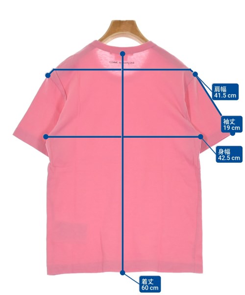 COMME des GARCONS（コムデギャルソン）Tシャツ・カットソー ピンク サイズ:S レディース/2200618615025