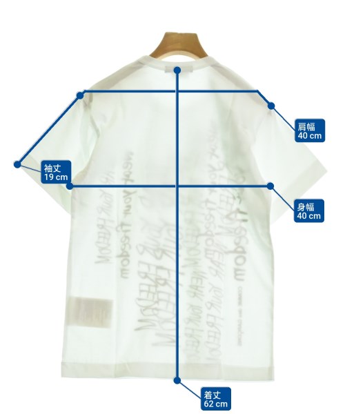 COMME des GARCONS（コムデギャルソン）Tシャツ・カットソー 白 サイズ:XS レディース/2200618615032
