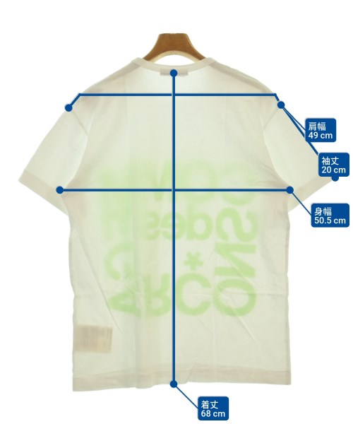 COMME des GARCONS（コムデギャルソン）Tシャツ・カットソー 白 サイズ:-(M位) メンズ/2200619970277