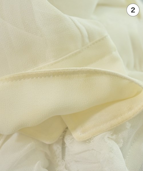 COMME des GARCONS（コムデギャルソン）カジュアルシャツ 白 サイズ:SS レディース/2200620136044