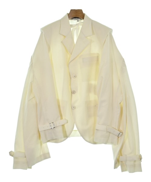 COMME des GARCONS(コムデギャルソン)テーラードジャケット 白 サイズ:M/2200620278010