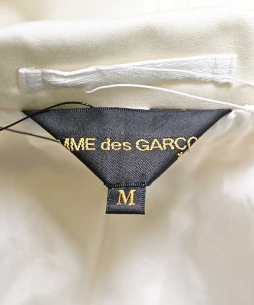 COMME des GARCONS（コムデギャルソン）テーラードジャケット 白 サイズ:M レディース/2200620278010