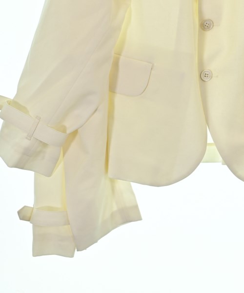 COMME des GARCONS（コムデギャルソン）テーラードジャケット 白 サイズ:M レディース/2200620278010