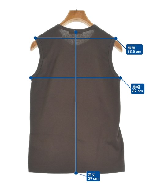 COMME des GARCONS（コムデギャルソン）ノースリーブ 茶 サイズ:-(M位) レディース/2200615236056
