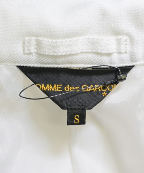 COMME des GARCONS（コムデギャルソン）テーラードジャケット 白 サイズ:S レディース/2200620524018