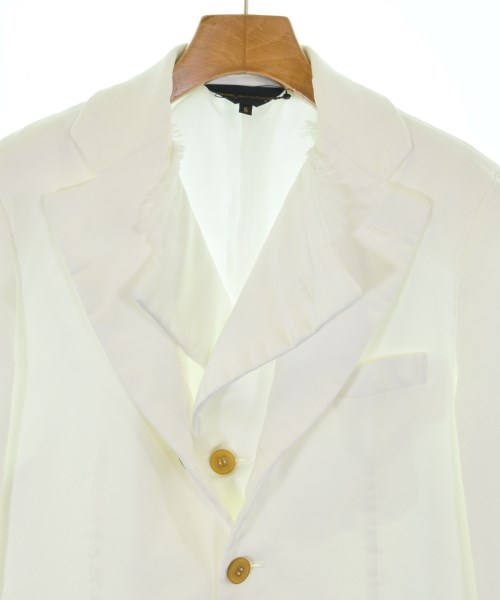 COMME des GARCONS（コムデギャルソン）テーラードジャケット 白 サイズ:S レディース/2200620524018