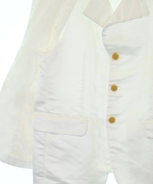 COMME des GARCONS（コムデギャルソン）テーラードジャケット 白 サイズ:S レディース/2200620524018