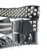 COMME des GARCONS（コムデギャルソン）ベルト 黒 サイズ:S レディース/2200621068078