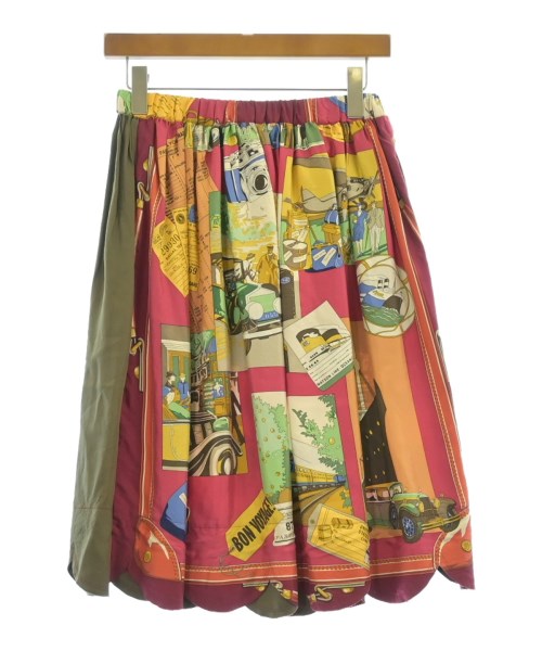 COMME des GARCONS（コムデギャルソン）ロング・マキシ丈スカート 赤 サイズ:XS レディース/2200621158021