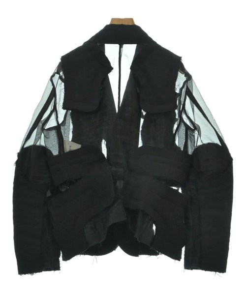 COMME des GARCONS（コムデギャルソン）テーラードジャケット 黒 サイズ:XS レディース/2200621212020