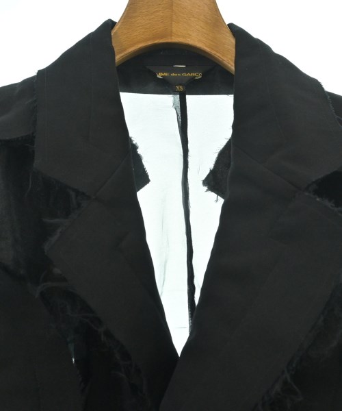 COMME des GARCONS（コムデギャルソン）テーラードジャケット 黒 サイズ:XS レディース/2200621212020