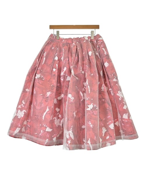 COMME des GARCONS（コムデギャルソン）ひざ丈スカート 赤 サイズ:S レディース/2200601100033