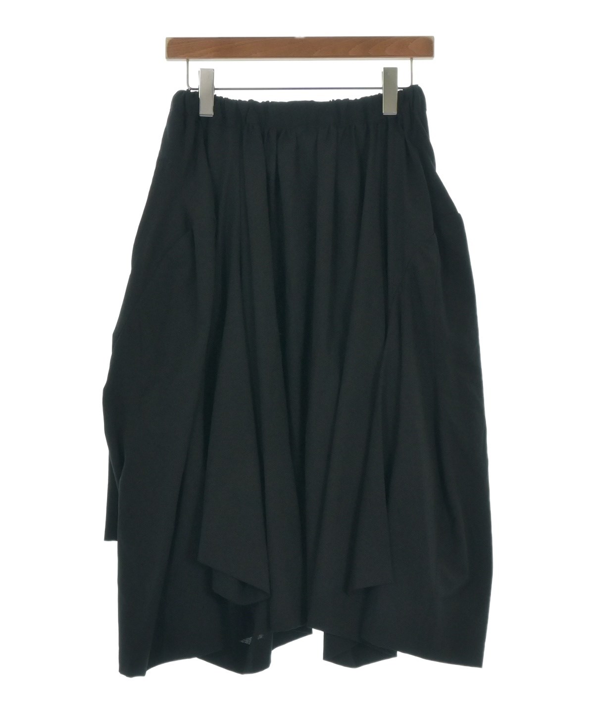 COMME des GARCONS（コムデギャルソン）ひざ丈スカート 黒 サイズ:S