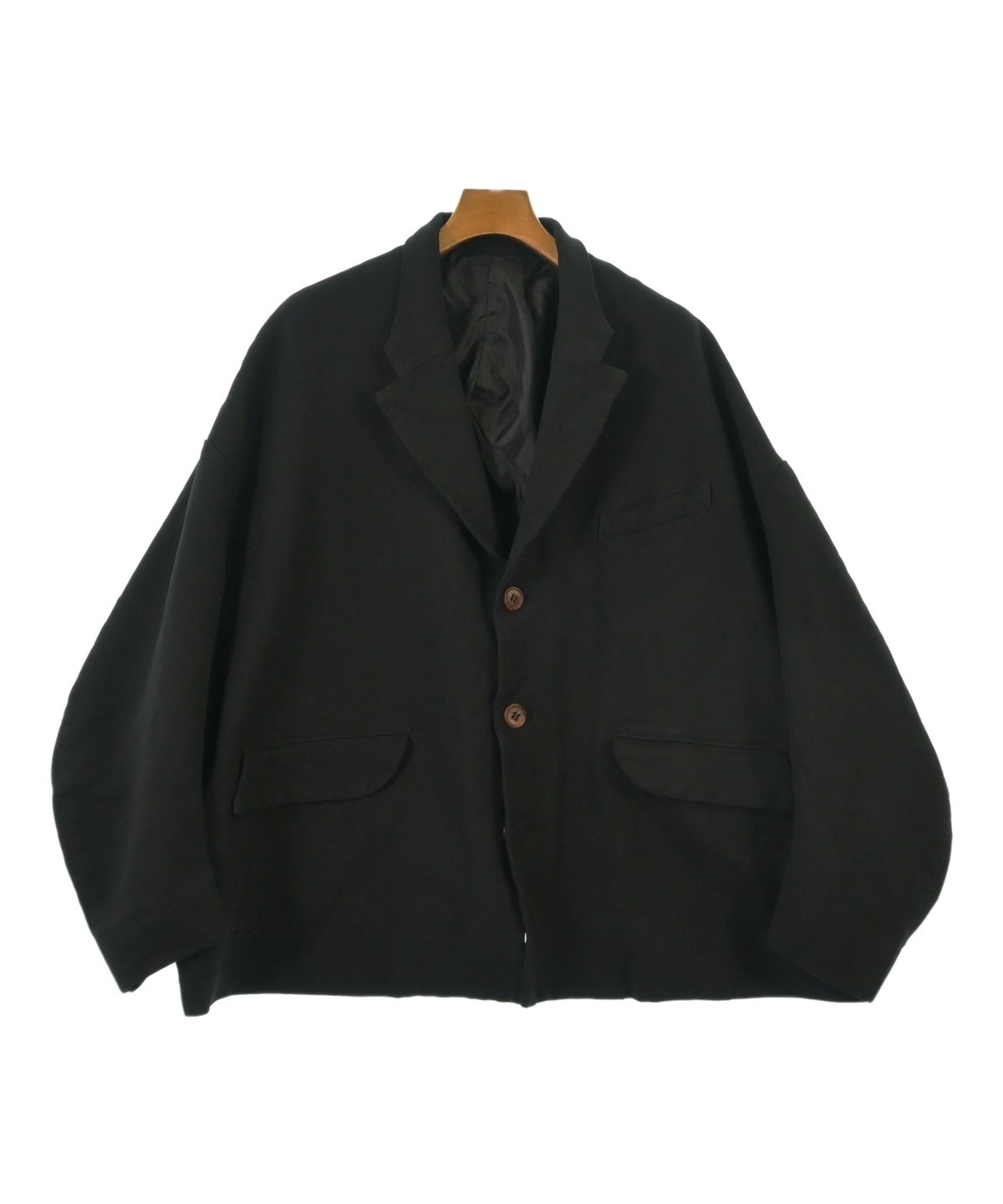 コムデギャルソン 丸襟 コート AD2011 XS ブラック COMME des GARCONS（コムデギャルソン）カジュアルジャケット 黒
