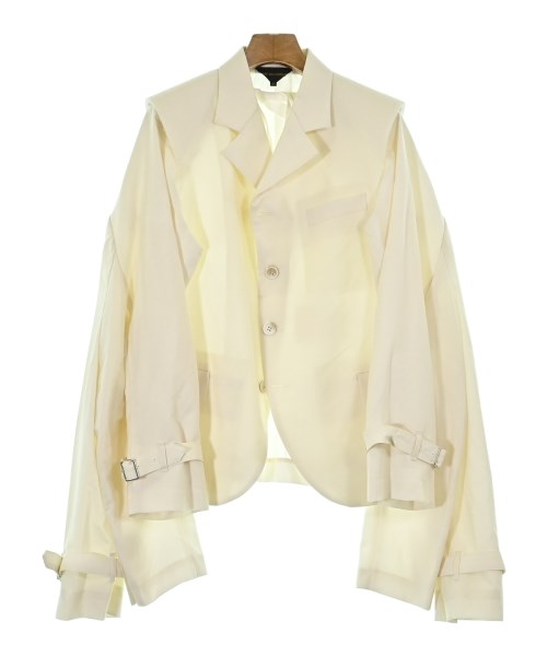 COMME des GARCONS(コムデギャルソン)テーラードジャケット 白 サイズ:XS/2200602777036