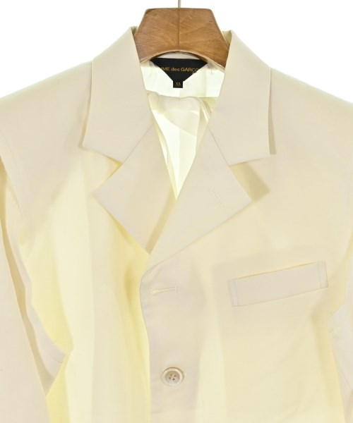 COMME des GARCONS（コムデギャルソン）テーラードジャケット 白 サイズ:XS レディース/2200602777036