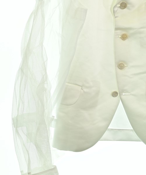 COMME des GARCONS（コムデギャルソン）カジュアルジャケット 白 サイズ:XS レディース/2200602777050