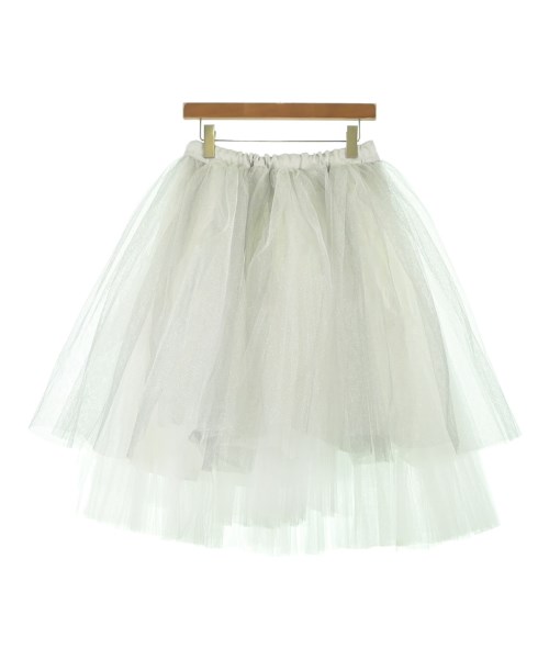 COMME des GARCONS(コムデギャルソン)ひざ丈スカート 白 サイズ:XS/2200604229045