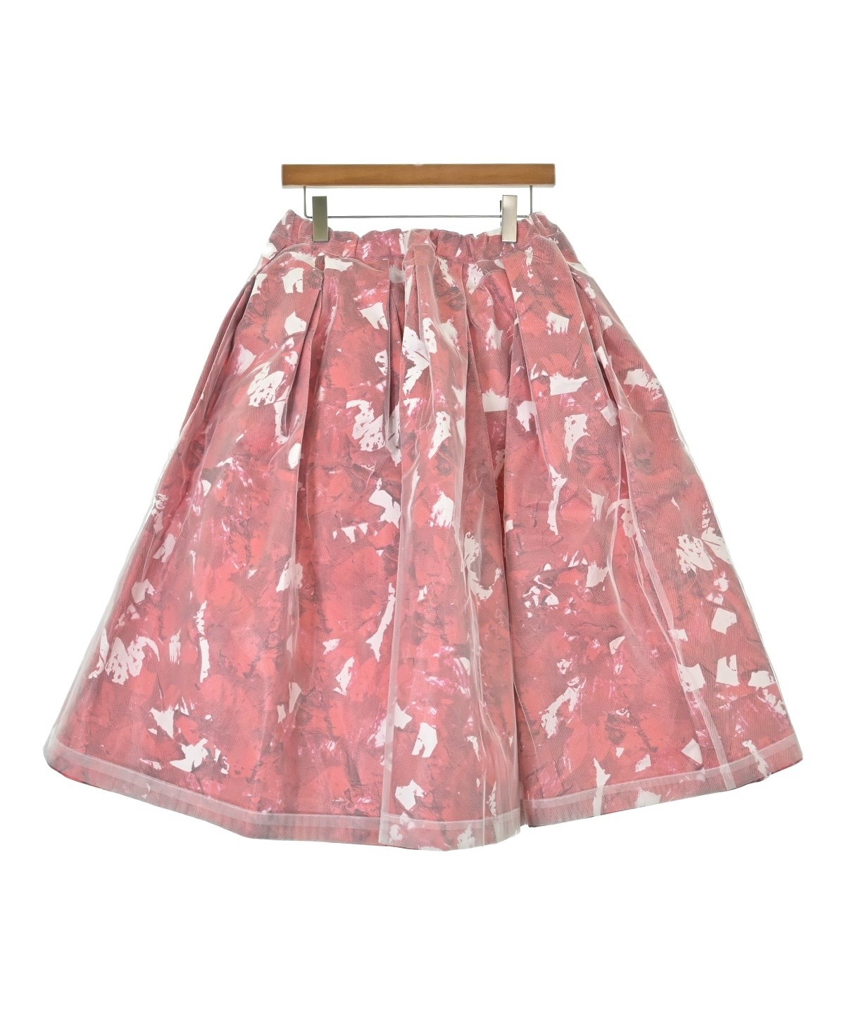 COMME des GARCONS COMME des GARCONS コムデギャルソンコムデギャルソン ひざ丈スカート レディース 【古着】【中古】 COMME des GARCONS（コムデギャルソン）ひざ丈スカート 赤 サイズ:S