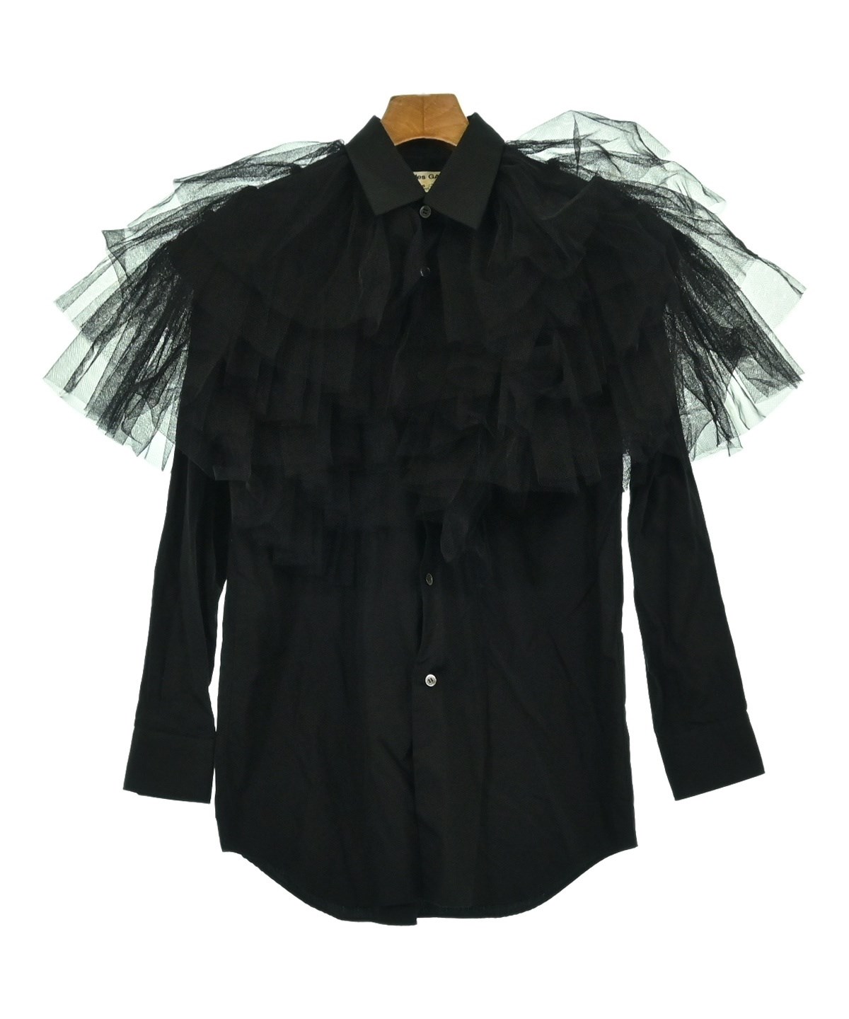 COMME des GARCONS（コムデギャルソン）ブラウス 黒 サイズ:S